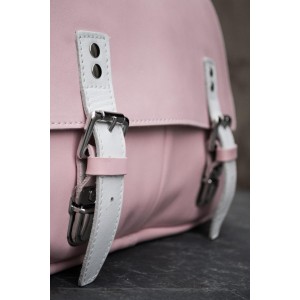 BESACE cuir rose| Estafette